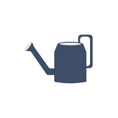 Blue watering can vector illustration on white background © Mzto