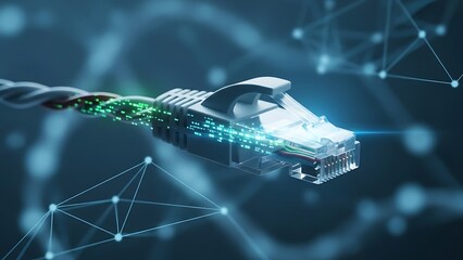 Advanced networking technology in action.