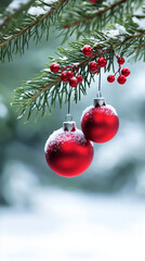 Cute Christmas Card Design with Adorable Holiday Characters and Festive Elements