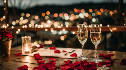 Cute Happy New Year Greeting Card with Adorable Characters and Festive Elements