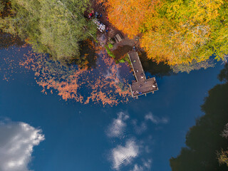 Autumn scenery in Yedig&ouml;ller, reflections and the waltz of colors in nature
