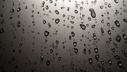 Abstract dark wall background with water drops, seamless texture, realistic photography, moody atmosphere, wet surface detail, high resolution, minimalist aesthetic for design, web, print, presentatio
