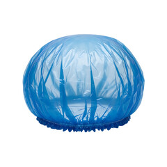 Blue inflatable dome structure