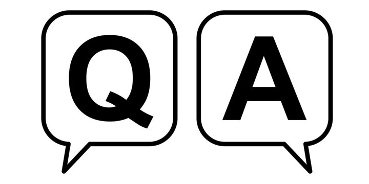 Q&Aの角丸四角の吹き出し