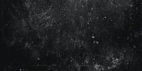 A monochromatic texture displaying a distressed grainy surface with scattered light imperfections and dark shadows