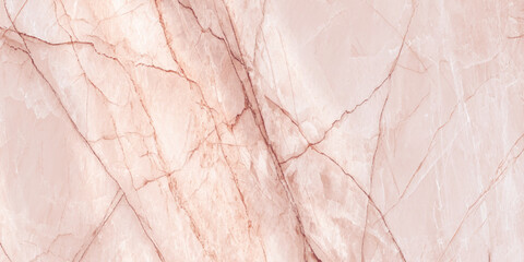 A close up view of a beautiful pink marble texture with intricate veining and a smooth polished surface