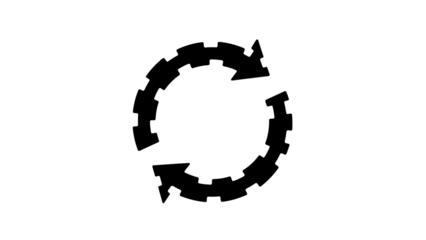 Isolated figure on black clothing isolated on transparent background