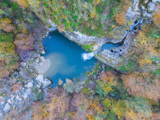 Autumn Colors in K&uuml;re Mountains: Horma Canyon, Ilıca Waterfall and Valla Canyon, Turkey