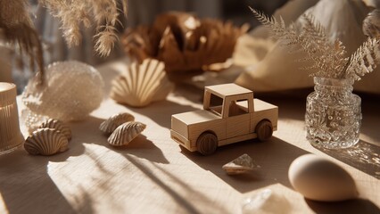 Premium ESG Environmental Responsibility Image with Eco Materials and Clean Materials in Luxury Minimal Style