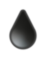 Oil Drop Icon for Energy and Industry Design.