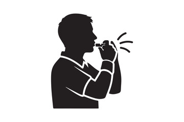 Referee silhouettes vector art on transparent background