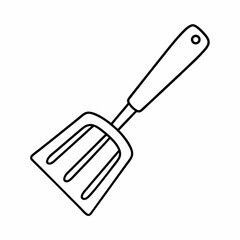 Kitchen Spatula Vector Illustration