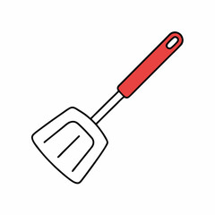 Kitchen Spatula Vector Illustration