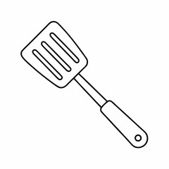 Kitchen Spatula Vector Illustration