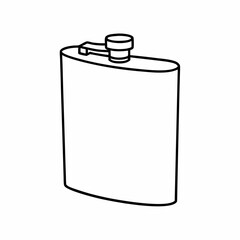 Laboratory Flask Vector Illustration