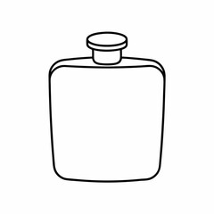 Laboratory Flask Vector Illustration