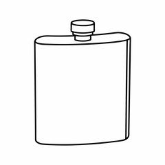 Laboratory Flask Vector Illustration