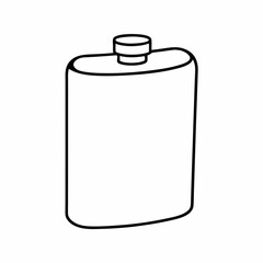 Laboratory Flask Vector Illustration