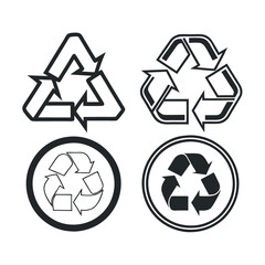 Obraz premium A high quality vector based Triman logo and recycle 