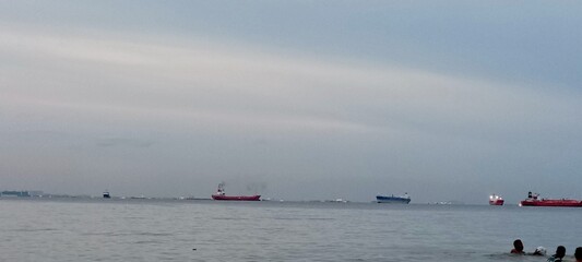 rainbow over the river
