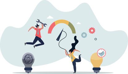 Work productivity and management.unraveling tangle of bad ideas.life and employment of people.