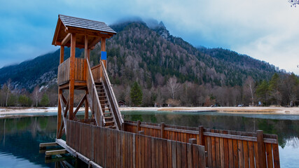 Turquoise Lake at Naselje Ivana Krivca