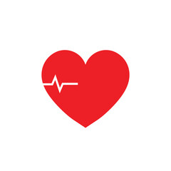 Valentine's Day Heartbeat Heart Icon Love Pulse Romance