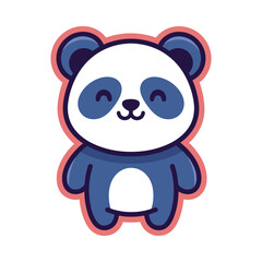 Adorable Cartoon Panda Bear Illustration