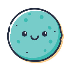 Cute Cartoon Cookie Illustration