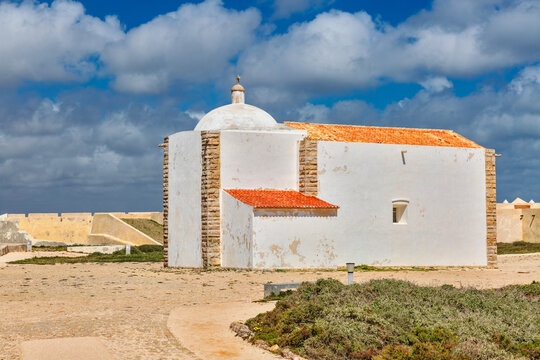 The historic Igreja de Nossa Senhora da Gra&ccedil;a stands serenely on the windswept plateau of Cabo de S&atilde;o Vicente in Sagres, Portugal &mdash; Europe&rsquo;s southwesternmost point.