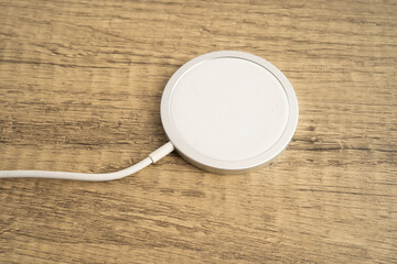 Wireless charger, magnetic charging modern equipment of mobile phone.