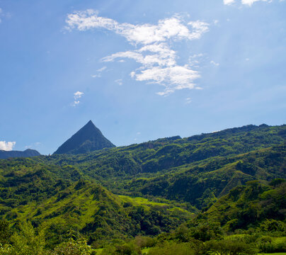 Cerro Tusa is the world tallest natural pyramid in Venecia, Antioquia, Colombia.