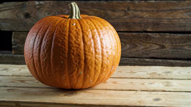 Close-up of pumpkin ingredients on a wooden table