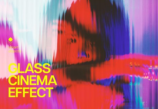 Cinematic Glass Effect Mockup