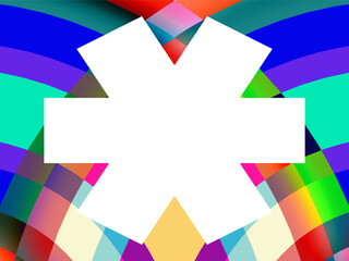 aesthetic frame SIMPLE DYNAMIC LINE art design with pattern  colourful background