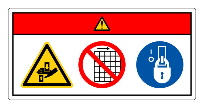 Danger Pich Point Symbol Sign, Vector Illustration, Isolate On White Background Label. EPS10