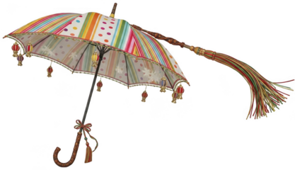 Colorful Umbrella png Striped Parasol cutout Decorative Shade png Festive Brolly cutout Patterned Sunshade png Elegant Cover cutout Rain Protector png