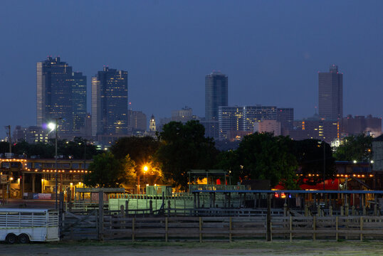 Fort Worth, Texas City Skyline
