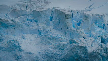 Close Up Nature Wallpaper Glacier Antarctica Admiralty Bay Details View Across Water Incredible Scene Climate Change Warming