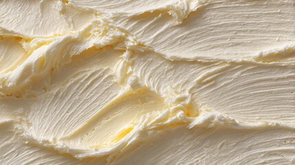 Butter spread with visible knife strokes, macro side lighting, tactile realism emphasis