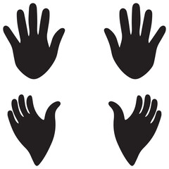 Fototapeta premium Hand set collection flora design vector art.
