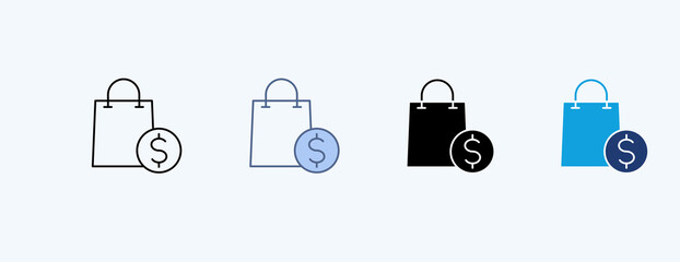 Purchase Multiple Icon Illustration Vector