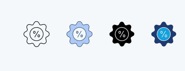 Sale Multiple Icon Illustration Vector