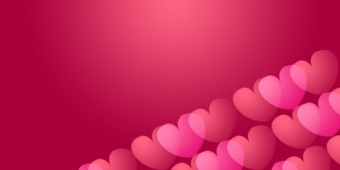 Valentine's Day background illustration, the festival of love