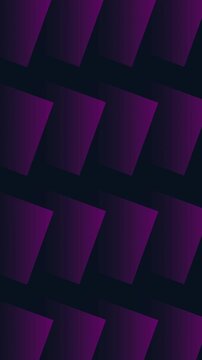 Animated Abstract Purple Tilted Rectangle Pattern Background with Smooth Vertical Loop