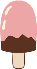 vector illustration of a ice cream 