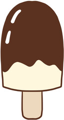 vector illustration of a ice cream 