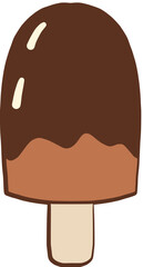 vector illustration of ice cream 