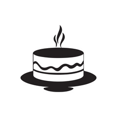 Cake collection flora design vector art.