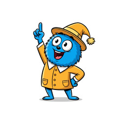 Obraz premium vector art cartoon characters